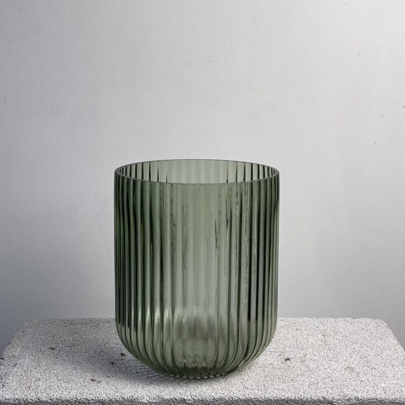 Ваза скляна Pure green